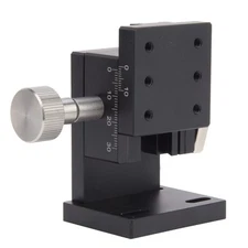 Manual Z Trimming Platform Gear Guide Adjustable Lifting Stage 40x40mm New