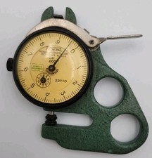 Vtg FEDERAL Calibrator Thickness Dial Indicator 22P-10 C21 .0001” Works