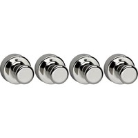 4Er Multipack Maul Neodym Magnet (Ø X H) 20 Mm X 24 Mm Kegel Silber 4 St.