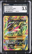 CGC 3.5 M Rayquaza EX 2015 Antiche Origini 98/98 Carta Pokemon Holo Rara Segreta