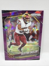 Austin Ekeler Purple Ice #/225 | 2025 Panini Prizm | #242 Commanders