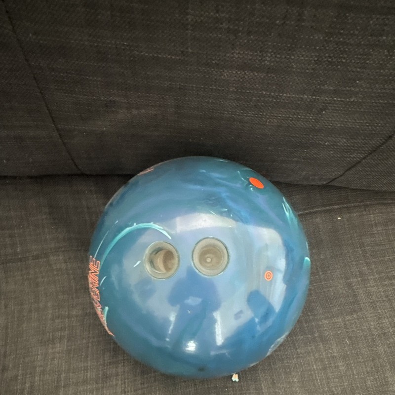 15 lbs. 900 Global Wolverine Drilled Ten-Pin Bowling Ball Blue Polished Finish