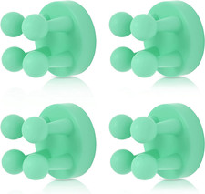 4 pcs Silicone Toothbrush Holder Multi-Function Hook Waterproof self Adhesive Si