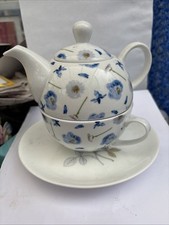 Porcelain Afternoon Teaset For One Plate Added Later Wedgewood Rest Unbranded