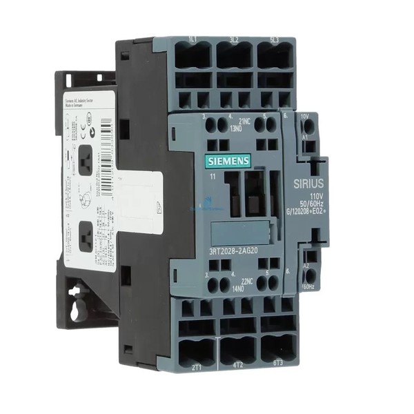 Siemens 3RT20282AG20 Kontaktor 18 5KW, 1L 1R, Ac 110V 50/60HZ, S0 Ml-image