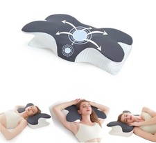Memory Foam Pillow, Cervical Pillow for Neck and Shoulder Pain Relief, Ergono...