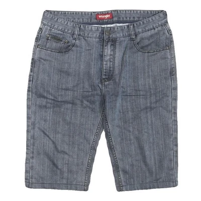 Shorts Femme WRANGLER En Jean Bleu Décontracté M W34 Mélange De Coton - Photo 1/4