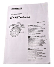 Olympus E-M5 Mark II Instruction User's Manual Guide G383