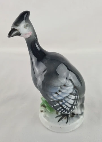 Antique Porcelain Figurine - Crested Bird - Gräfenthal, Carl Scheidig
