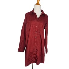 Abercrombie & Fitch Womens Capsule Shirt Dress Fall Transitional Work Small