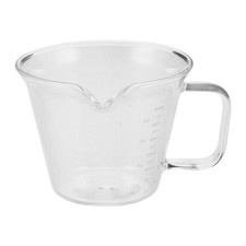 Espresso Measuring Glass Cup with Spout, 100 ml Clear Coffee Shot Glass with