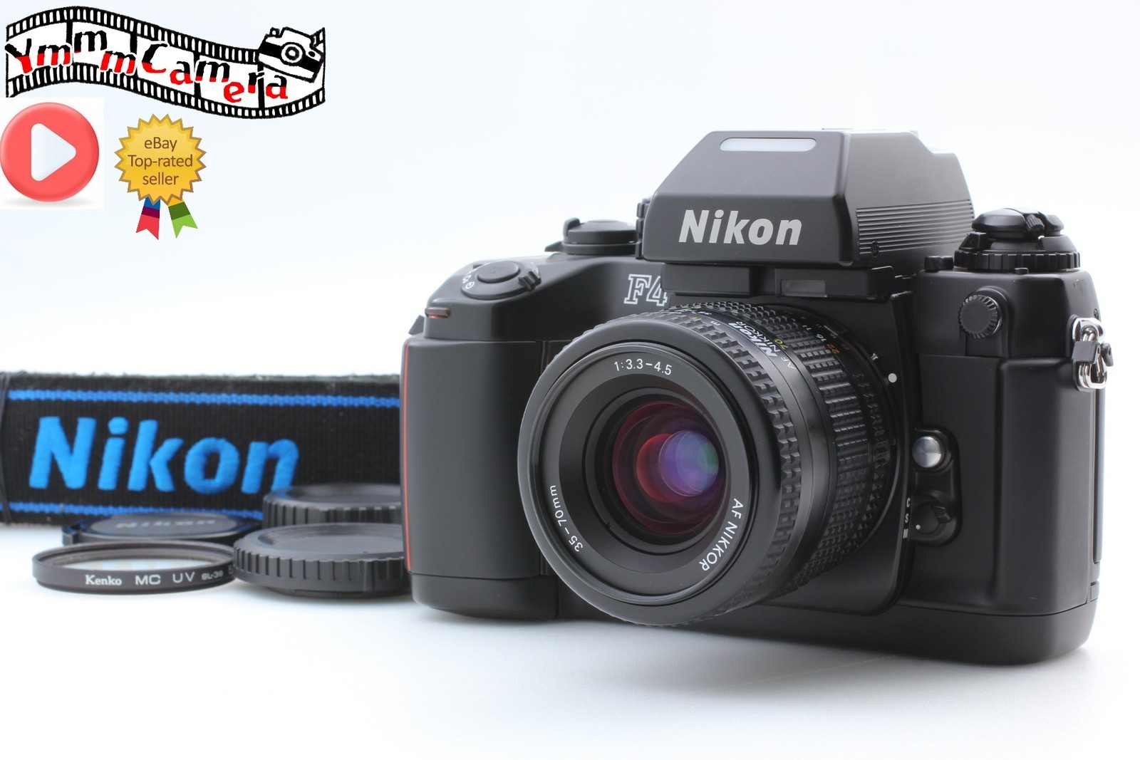 [Near MINT w/Strap] Nikon F4 SLR 35mm Film Camera AF 35-70mm F3.3-4.5 From JAPAN