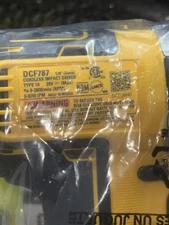 Dewalt DCF787 20V Max 1/4" Cordless Impact Driver - *Tool Only*