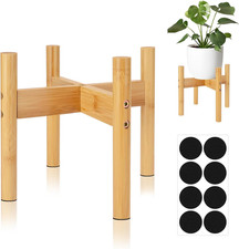 Pflanzenständer aus Holz für Innen und Außen 20 cm Garten Balkon Indoor Gartenba