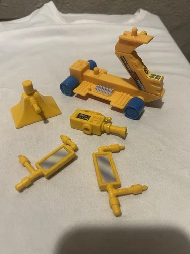 Vintage 1992 TMNT Ninja Turtles Channel 6 News Van Parts Lot Please Read