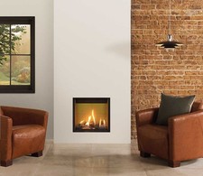 Gazco Riva2 500HL Slimline Gas Fire with Vermiculite Lining