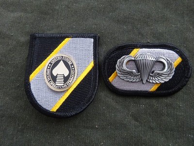 (A13-06) SET FLASH + Crest OVAL + Wings: JOINT SPECIAL OPERATIONS CMD COMMAND