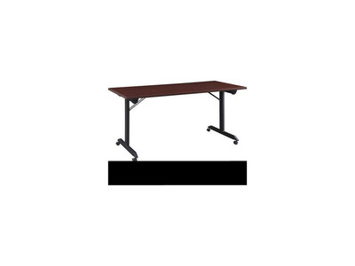 Lorell Training Table, Folding, Mobile, 63''x29-1/2''x29-1/2'' ,MY/BK (LLR60740)