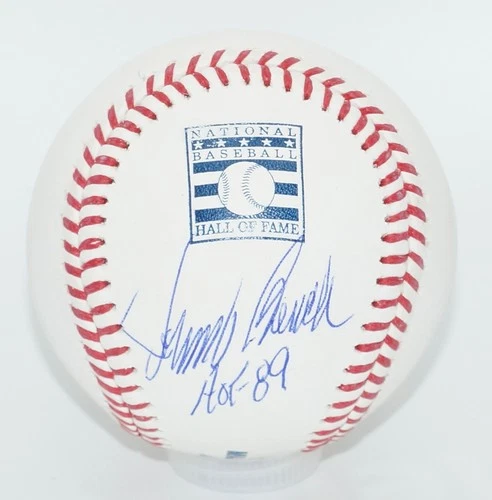 JOHNNY BENCH "HOF 89" Signed Rawlings HOF Logo BASEBALL + BECKETT COA #W806781