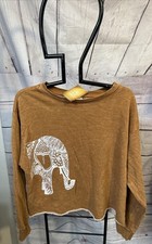 NWOT Vintage women's sweatshirt sz small brown
