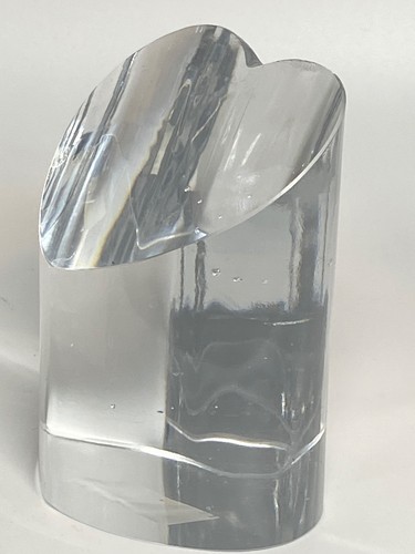 The Toscany Collection Clear Leaded Crystal Heart Paperweight - Picture 6 of 6