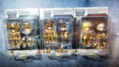 BANDAI Saint Seiya Complete Collection Virgo, Leo, Sagittarius Figures NEW!!