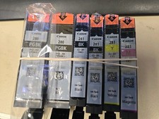 Canon OEM 2 Of PGI-280,2 Of CLI-281 281 Yellow  281 Magenta cartridges Total 6