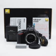 Nikon D5600 24.2MP DSLR Camera Body Shutter Count 7,644 [ Top MINT ]