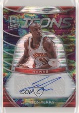 2019-20 Panini Spectra Icons Celestial Prizm 3/75 Jason Terry #IA-JTY Auto 6o3
