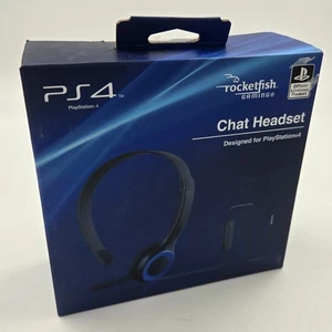 Rocketfish Jeu Chat Headset pour PS4 PlayStation 4 Bleu noir RF-PS4CHAT101