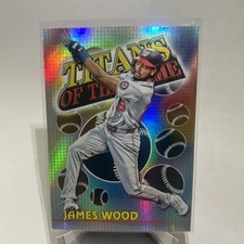 2026 Topps Titans of the Game #TOG-15 James Wood Washington Nationals Insert