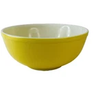 Pyrex 404 Round Bright Primary Nesting Yellow Large Mixing Baking Bowl 4 Qt.