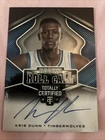 2016-17 Panini Totally Certified Rookie Roll Call Autographs Kris Dunn #4 Card