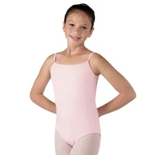 Bloch CL5407 Girl's Size 6x-7 (Intermediate) Light Pink Camisole Leotard