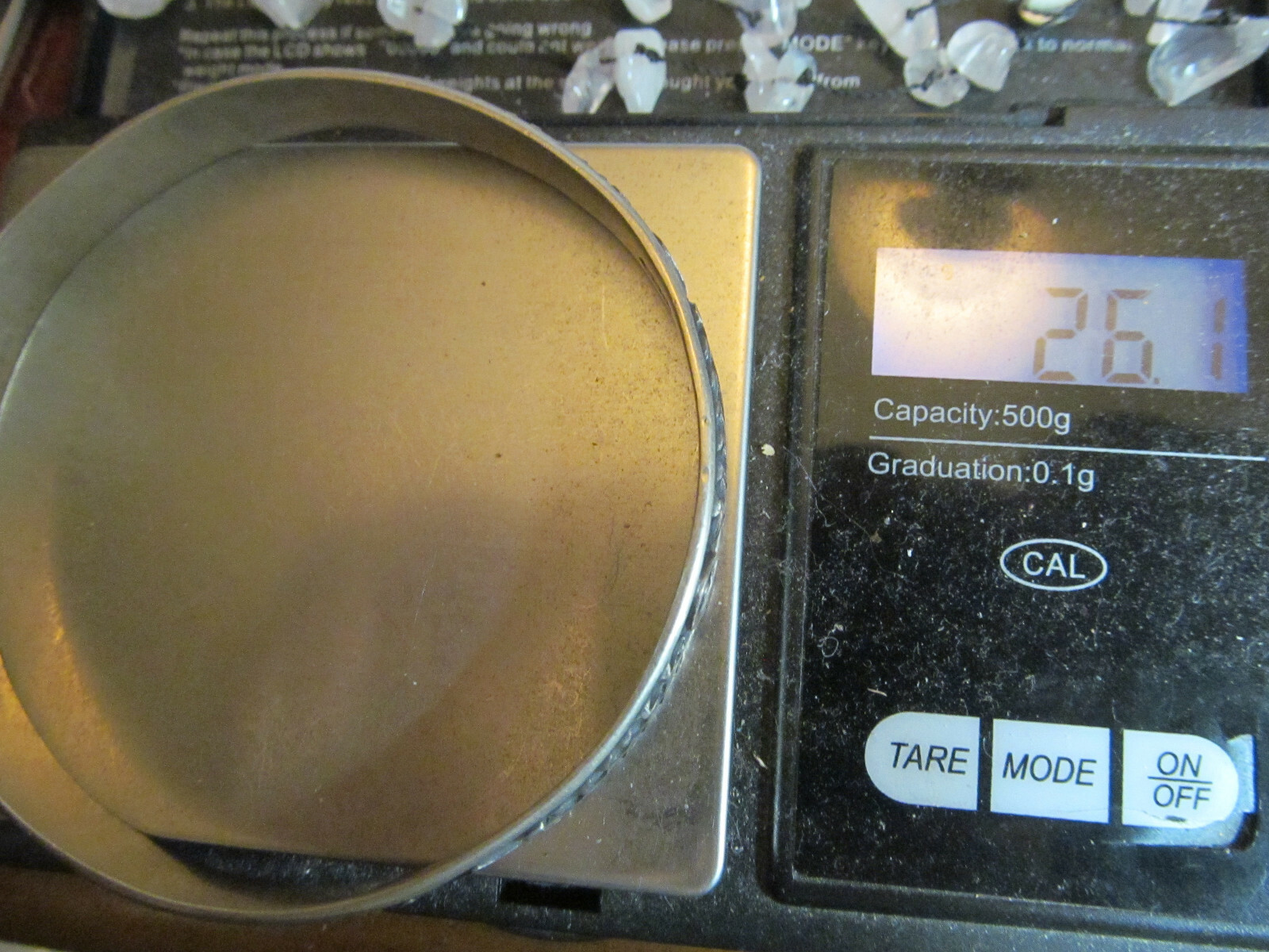 Vintage Silver 800 Patterned Textured Embossed Ba… - image 8