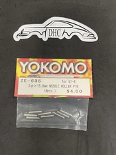 Yokomo Vintage RC Car Part # ZE-635 Needle Roller Pins 3x15.8mm for GT-4