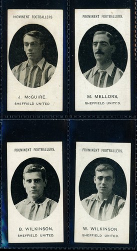 1907 TADDY & CO. PROMINENT FOOTBALLERS SHEFFILED UNITED PLAYERS x 14 NO NEEDHAM - Picture 3 of 4
