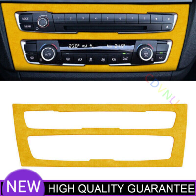For BMW F20 F21 F22 F23 Yellow Suede Air Conditioning switch Panel Cover Trim 1*