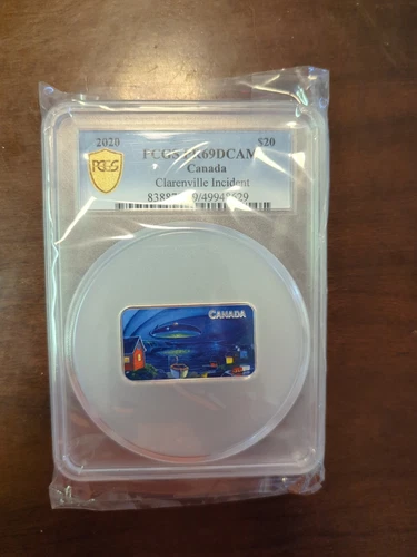 2020 NGC Canada $20 Silver Unexplained UFO Clarenville Event Proof Coin PR69