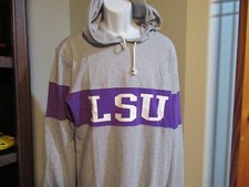 LSU Tigers Hoodie Shirt Men's Large new with tags Free Ship
