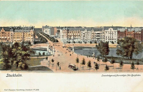 Carte Postale Ancienne Suède – Stockholm, Paysage Vu Voyage, Années 1910