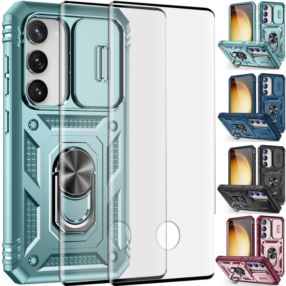 Tempered Glass Camera Lens Cover for Samsung Galaxy S23+/Ultra/S23 FE