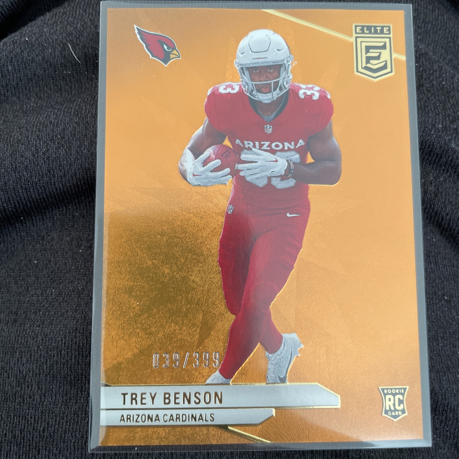 2024 Panini Donruss Elite - Rookies Orange #124 Trey Benson 039/399 (RC)