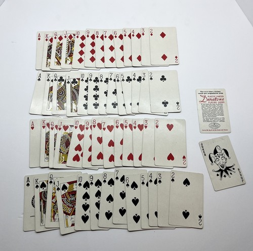 Vintage Playing Cards Double Pack Carlyle Red & Blue Fruit Art Assorted Games - Picture 6 of 7