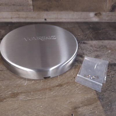 Waring Pro WWM450PC Belgian Waffle Maker REPLACEMENT PART BRUSHED STEEL COVER #2