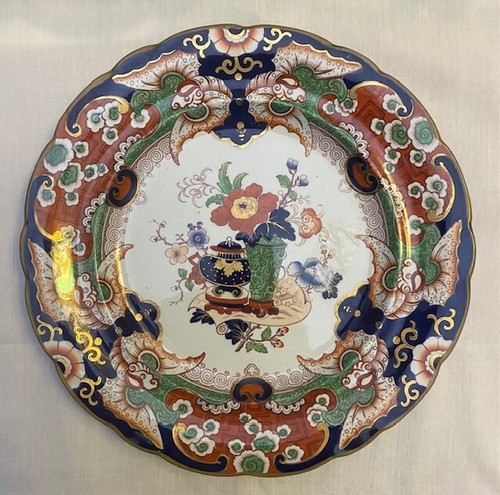 Ashworth Moreley Imari Ironstone 10" Plate Rare 19th Century 1
