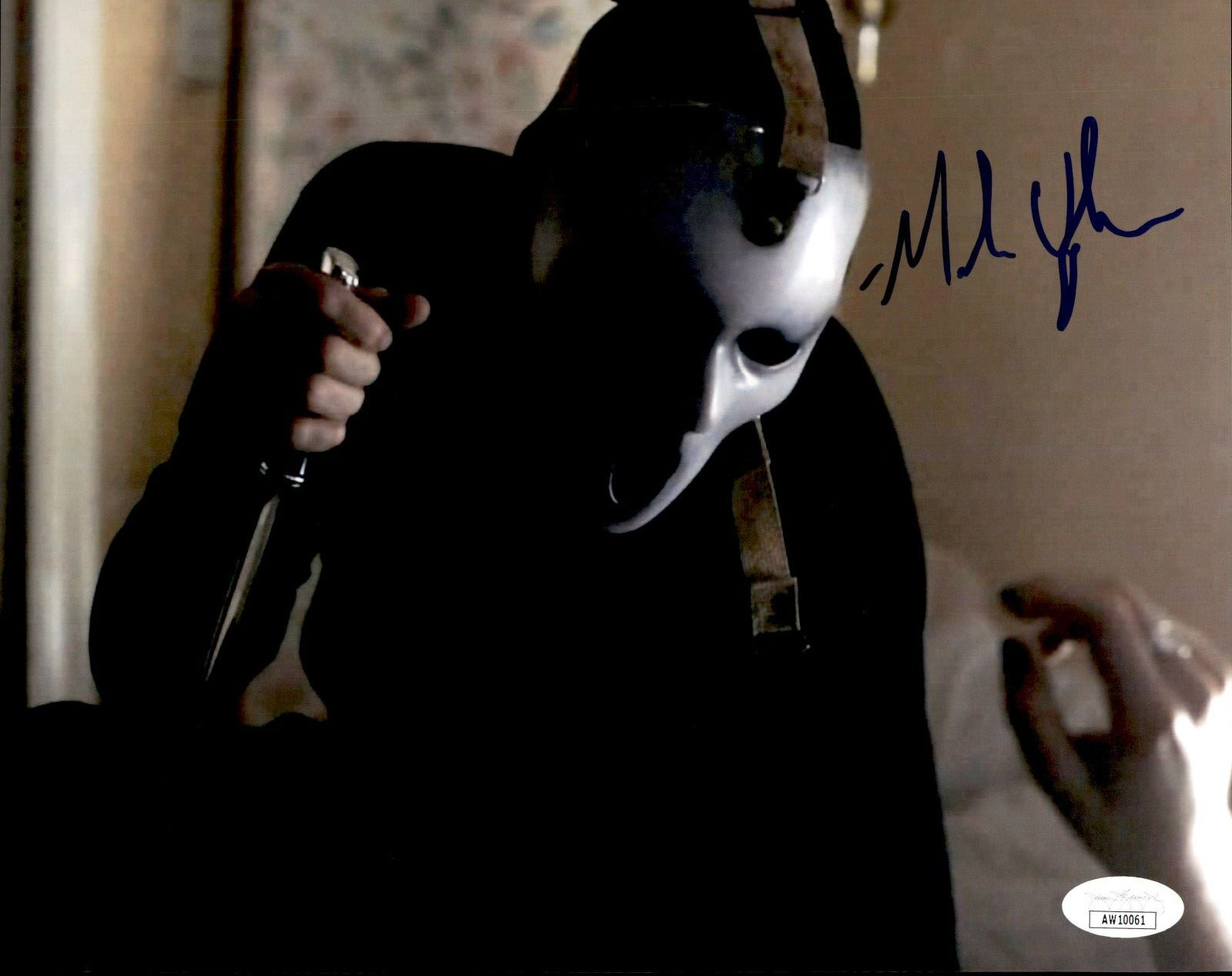 Mike Vaughn Signed MTV Scream "Ghostface" 8x10 Photo #4 JSA COA