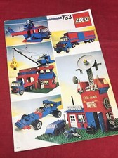 Lego 733 Vintage 1980 Truck Crane Instructions Manual Booklet