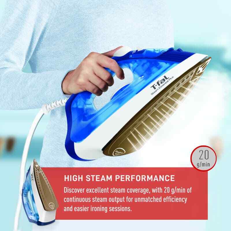 T-fal Steam 1200W Essentials Plus Iron T-fal Steam 1200W Essentials Plus Iron