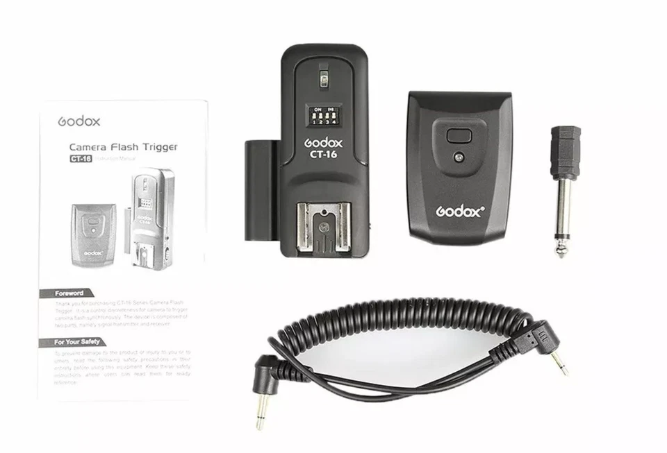 US Godox CT-16 Universal Wireless Flash Speedlite Light Trigger Receiver Set - Image 2 of 2